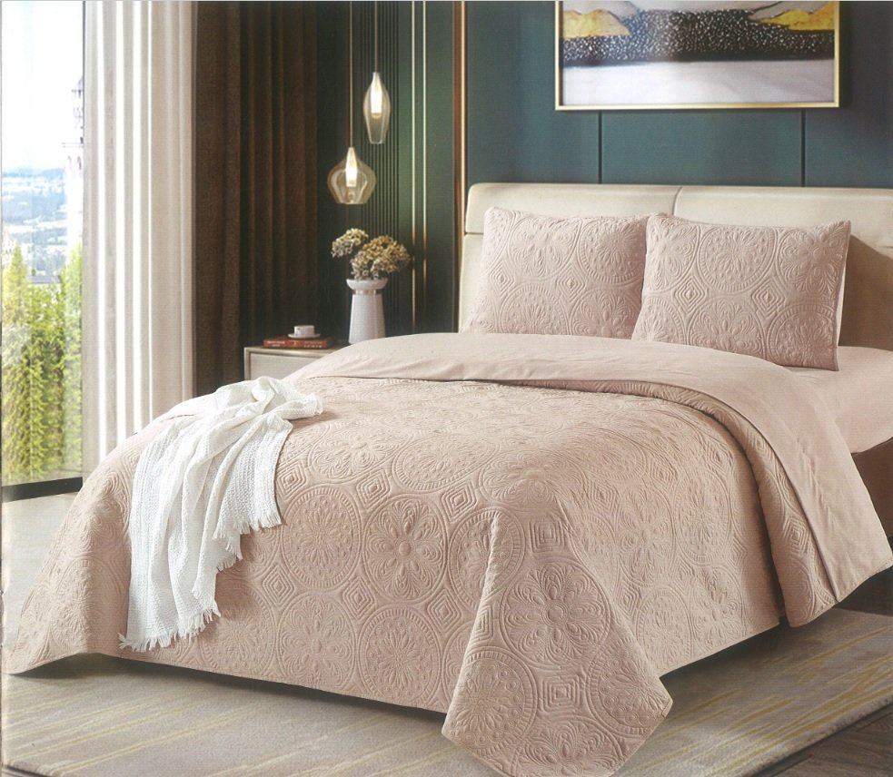 co0004.jpg Cobertor color rosado pastel - Imagen 1